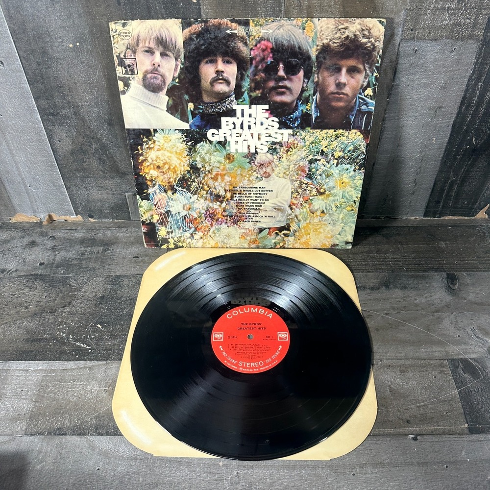 The Byrds Greatest Hits Columbia CS 9516 12" Black Vinyl LP Stereo